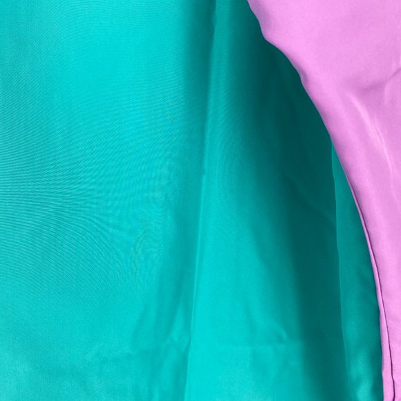 PLAYSTATION Bioworld Pastel Colorblock Checkered Long Sleeve Hooded Windbreaker - Picture 14 of 16